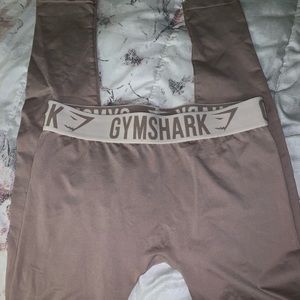 Light Pink Gym shark leggings